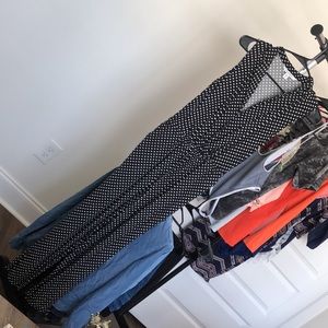 B&W Polka Dot Jumpsuit